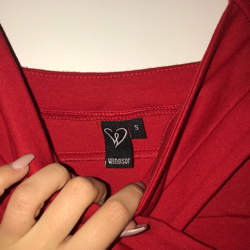 Red mini dress - Picture 3 of 4